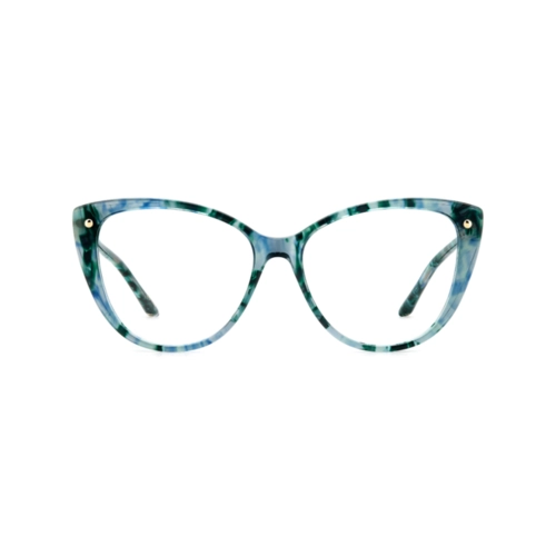 Óculos de Grau Carolina Herrera HER 0319 XGW 5415 R Acetato Verde Mesclado