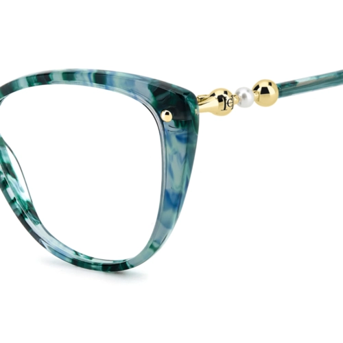 Óculos de Grau Carolina Herrera HER 0319 XGW 5415 R Acetato Verde Mesclado