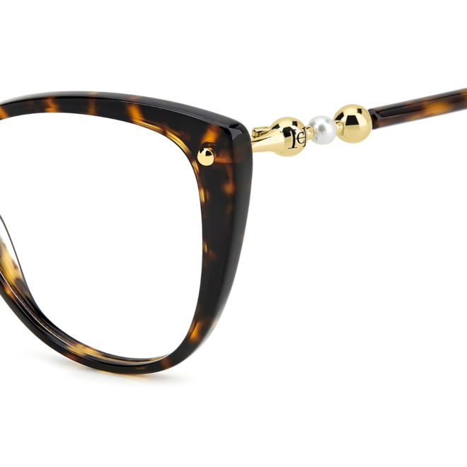 Óculos de Grau Carolina Herrera HER 0319 086 5415 R Acetato Marrom Mesclado 4