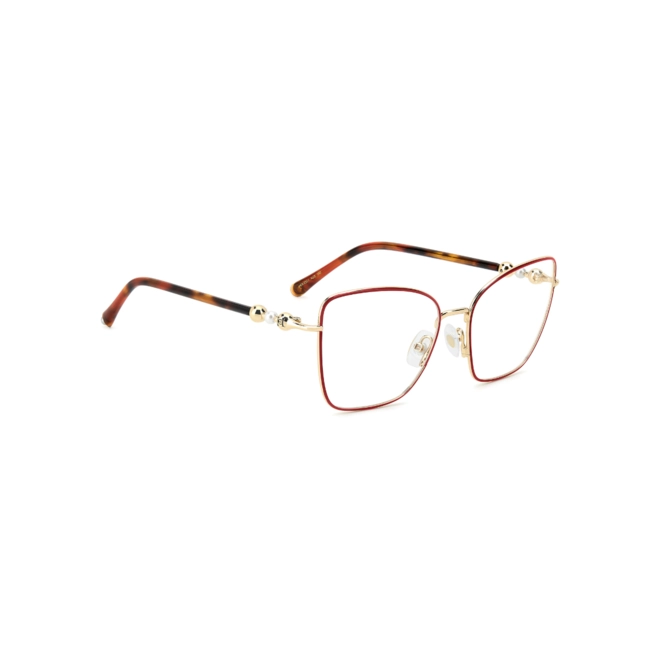 Óculos de Grau Carolina Herrera HER 0321 AU2 5617 R Metal Dourado e Vermelho 3