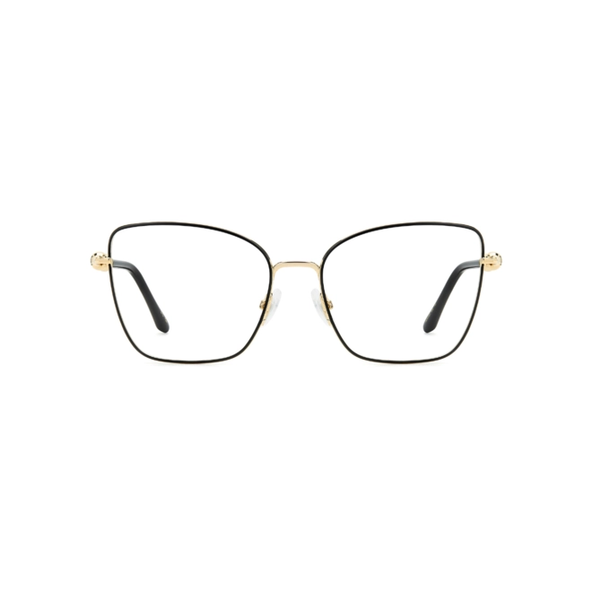 Óculos de Grau Carolina Herrera HER 0321 RHL 5617 R Metal Preto e Dourado 2