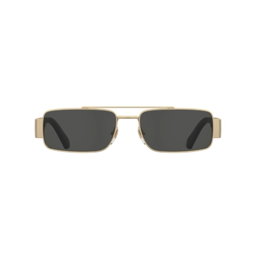 Óculos de Sol Moschino MOS184/S 000 57IR S Metal Dourado com lentes na cor Cinza