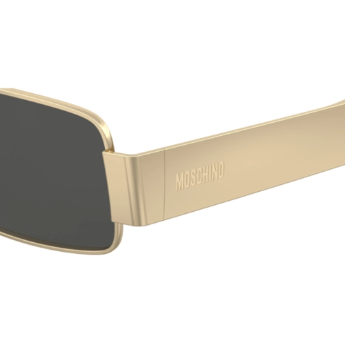 Óculos de Sol Moschino MOS184/S 000 57IR S Metal Dourado com lentes na cor Cinza