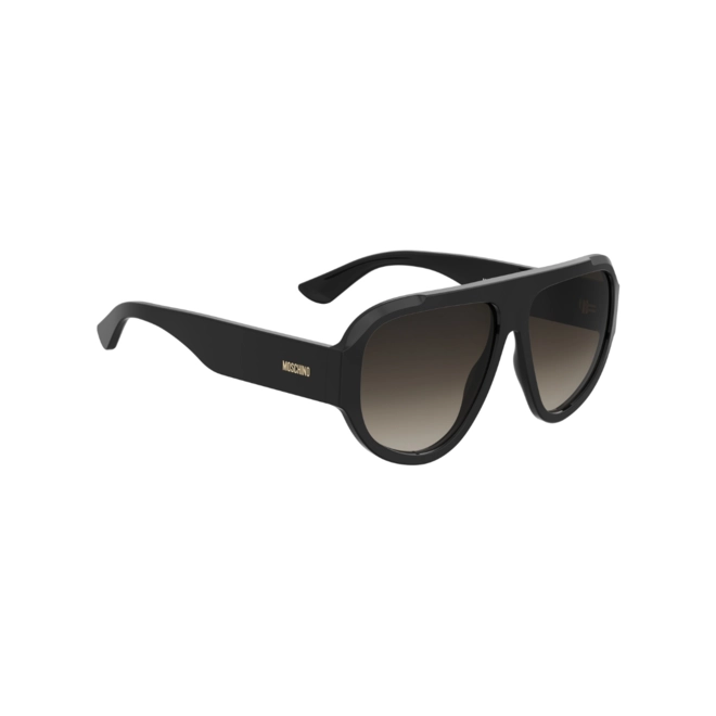 Óculos de Sol Moschino MOS183/S 807 61HA S Acetato Preto com lentes na cor Marrom Degradê 3