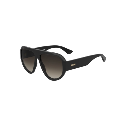 Óculos de Sol Moschino MOS183/S 807 61HA S Acetato Preto com lentes na cor Marrom Degradê