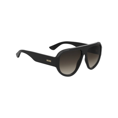 Óculos de Sol Moschino MOS183/S 807 61HA S Acetato Preto com lentes na cor Marrom Degradê