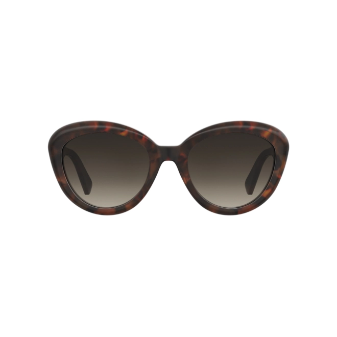 Óculos de Sol Moschino MOS179/S EPZ 54HA S Acetato Marrom Mesclado com lentes na cor Marrom Degradê 2