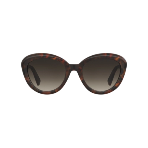 Óculos de Sol Moschino MOS179/S EPZ 54HA S Acetato Marrom Mesclado com lentes na cor Marrom Degradê