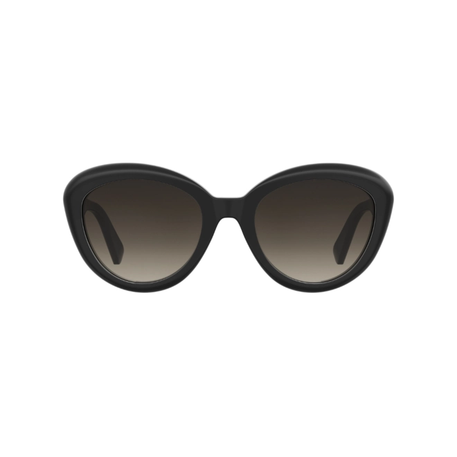 Óculos de Sol Moschino MOS179/S 807 54HA S Acetato Preto com lentes na cor Marrom Degradê 2