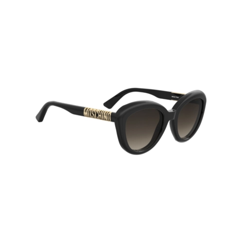 Óculos de Sol Moschino MOS179/S 807 54HA S Acetato Preto com lentes na cor Marrom Degradê