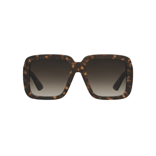 Óculos de Sol Moschino MOS180/S 086 55HA S Acetato Marrom Mesclado com lentes na cor Marrom Degradê 2