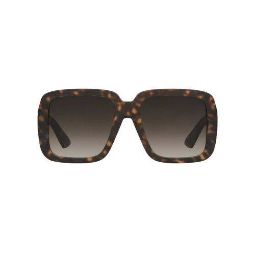 Óculos de Sol Moschino MOS180/S 086 55HA S Acetato Marrom Mesclado com lentes na cor Marrom Degradê