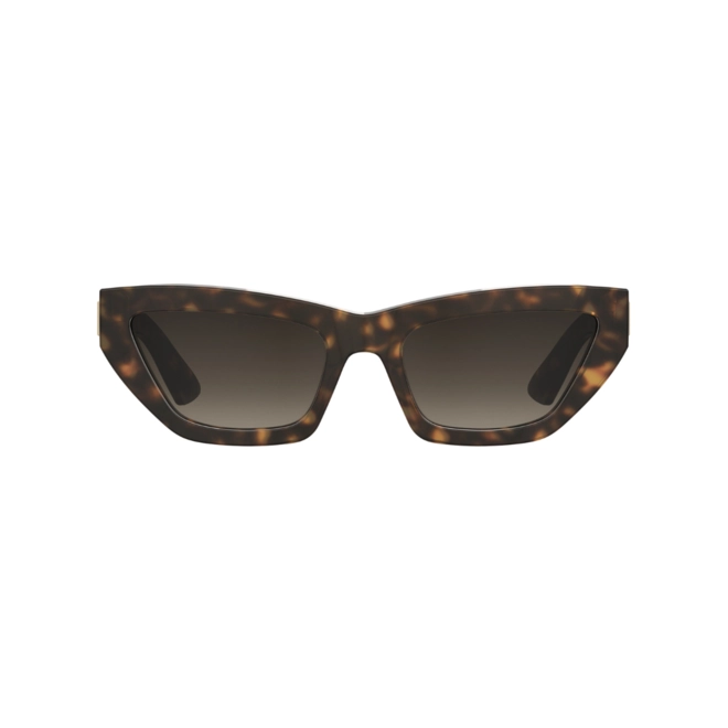 Óculos de Sol Moschino MOS182/S 086 55HA S Acetato Marrom Mesclado com lentes na cor Marrom Degradê 2