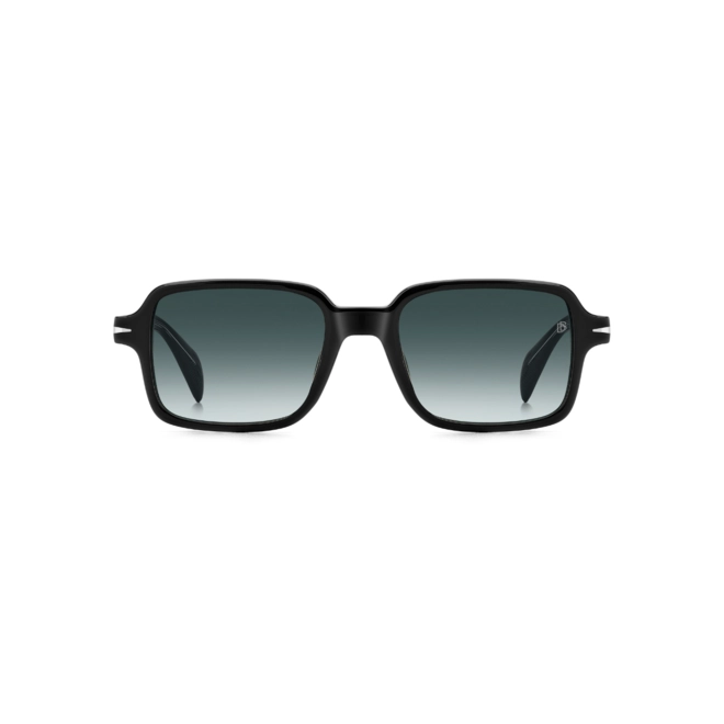 Óculos de Sol David Beckham DB 1179/S 807 5108 S Acetato Preto com lentes na cor Azul Degradê 2