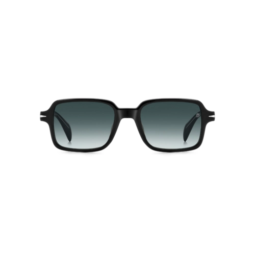 Óculos de Sol David Beckham DB 1179/S 807 5108 S Acetato Preto com lentes na cor Azul Degradê