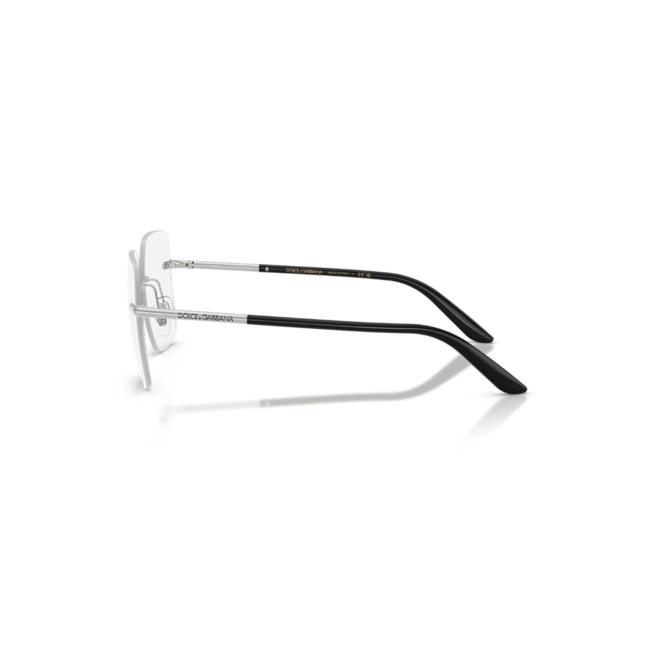 Óculos de Grau Dolce & Gabbana 0DG1360 05 57 Metal Prateado 3