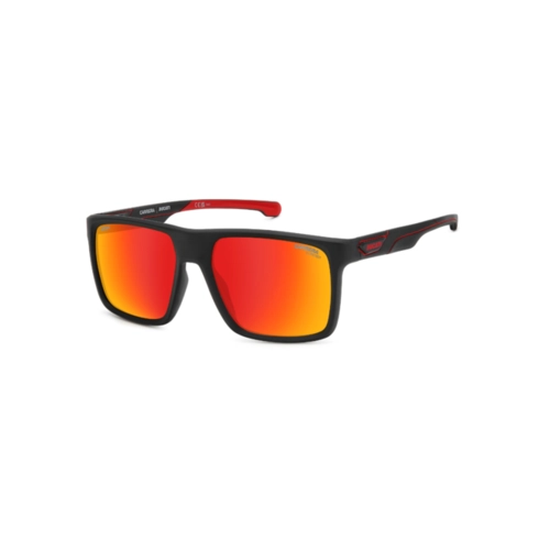 Óculos de Sol Carrera Ducati CARDUC 049/S 003 57UZ S Acetato Preto Fosco com lentes na cor Vermelho Espelhado