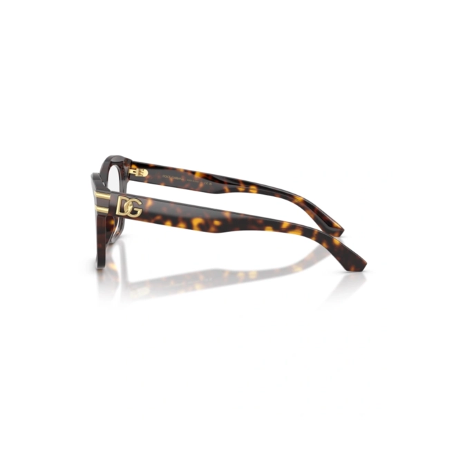 Óculos de Grau Dolce & Gabbana 0DG3419 502 54 Acetato Marrom Mesclado 3