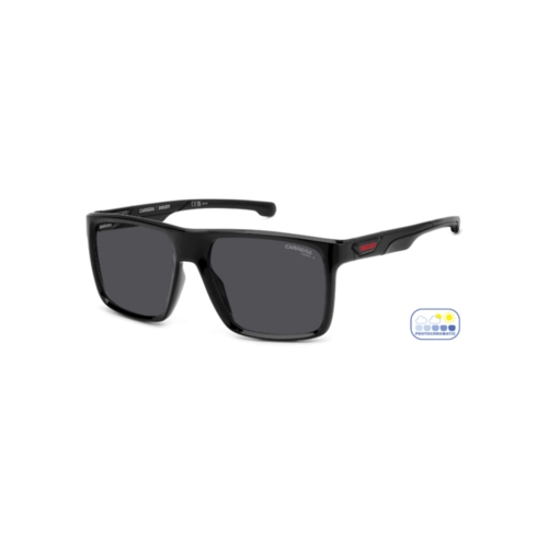 Óculos de Sol Carrera Ducati CARDUC 049/S 807 57KI S Acetato Preto com lentes na cor Fotorcromático (Cinza Claro - Cinza Escuro)