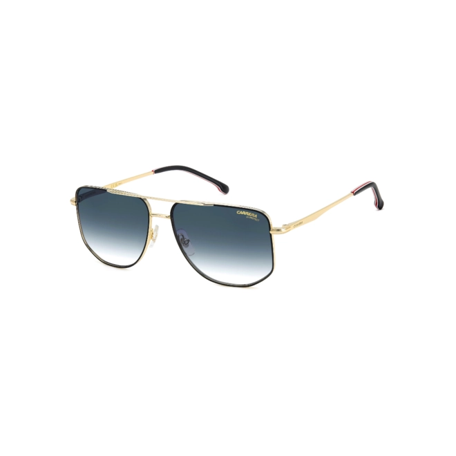 Óculos de Sol Carrera CARRERA 355/S RHL 5908 S Metal Preto e Dourado com lentes na cor Azul Degradê 1