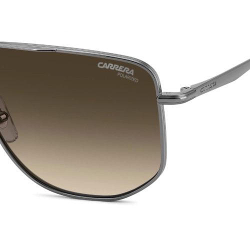Óculos de Sol Carrera CARRERA 355/S V81 59LA S Metal Preto com lentes na cor Marrom Degradê Polarizado