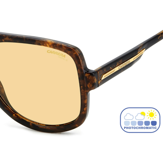 Óculos de Sol Carrera VICTORY C 10/S 086 59UK S Poliamida Marrom Mesclado com lentes na cor Fotocromático (Amarelo - Fumê) 4