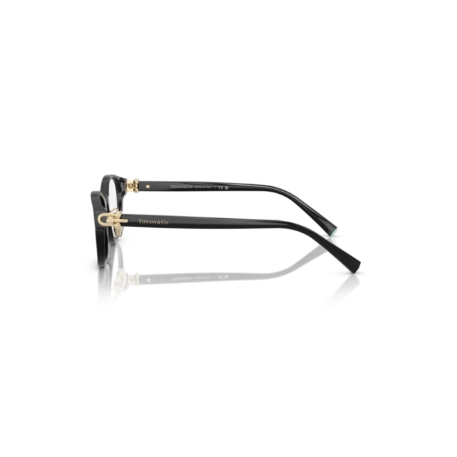 Óculos de Grau Tiffany 0TF2273D 8001 48 Acetato Preto 3