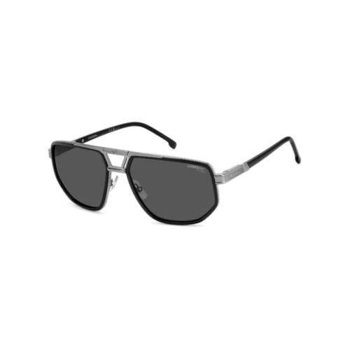Óculos de Sol CARRERA 1072/S V81 61M9 S Metal Preto com lentes na cor Cinza Polarizado