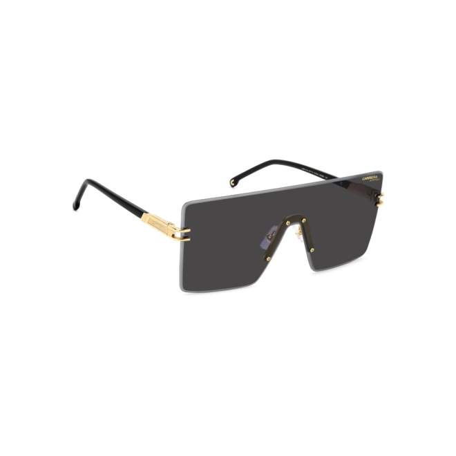 Óculos de Sol CARRERA 1075/S RHL 992K S Metal Dourado e Preto com lentes na cor Cinza 3
