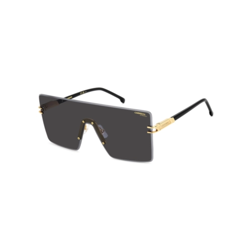 Óculos de Sol CARRERA 1075/S RHL 992K S Metal Dourado e Preto com lentes na cor Cinza