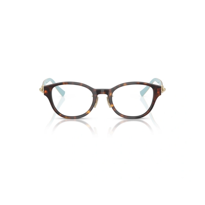 Óculos de Grau Tiffany 0TF2273D 8015 48 Acetato Marrom Mesclado 2
