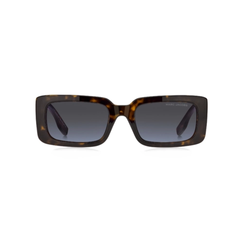 Óculos de Sol Marc Jacobs MARC 804/S 086 53GB S Acetato Marrom Mesclado com lentes na cor Cinza e Azul Degradê