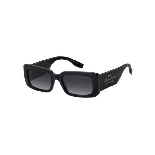 Óculos de Sol Marc Jacobs MARC 804/S 807 539O S Acetato Preto com lentes na cor Cinza Escuro Degradê