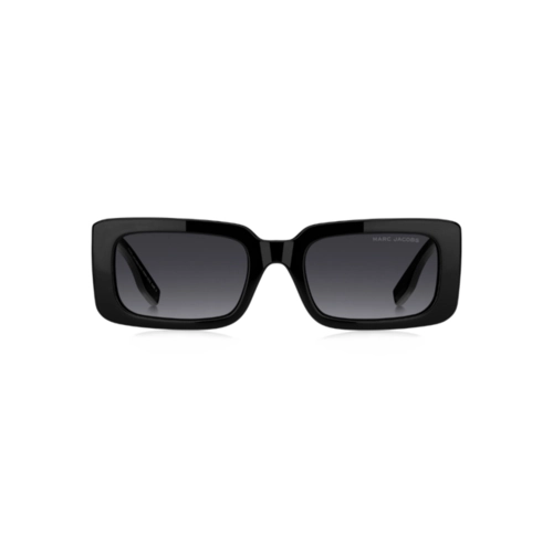 Óculos de Sol Marc Jacobs MARC 804/S 807 539O S Acetato Preto com lentes na cor Cinza Escuro Degradê
