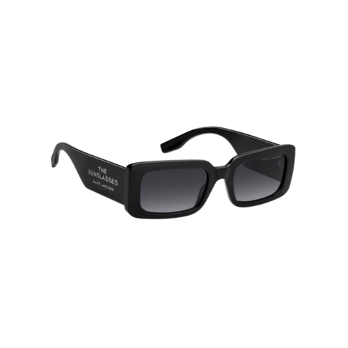 Óculos de Sol Marc Jacobs MARC 804/S 807 539O S Acetato Preto com lentes na cor Cinza Escuro Degradê
