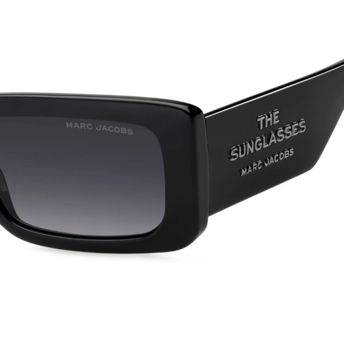 Óculos de Sol Marc Jacobs MARC 804/S 807 539O S Acetato Preto com lentes na cor Cinza Escuro Degradê