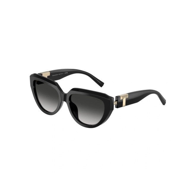 Óculos de Sol Tiffany 0TF4238U 80013C55 Acetato Preto com lentes na cor Cinza Degradê 1