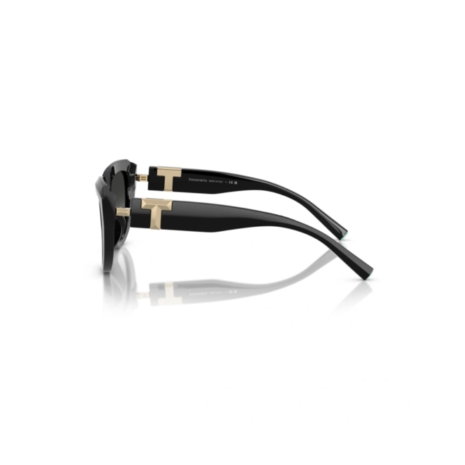 Óculos de Sol Tiffany 0TF4238U 80013C55 Acetato Preto com lentes na cor Cinza Degradê 3