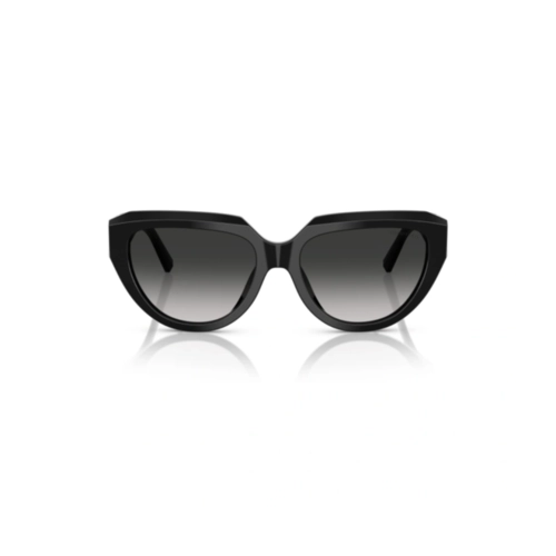 Óculos de Sol Tiffany 0TF4238U 80013C55 Acetato Preto com lentes na cor Cinza Degradê
