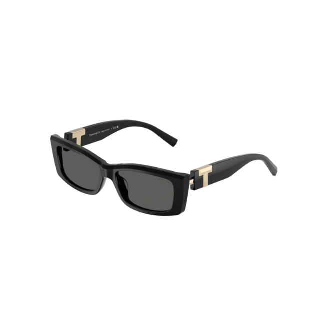 Óculos de Sol Tiffany 0TF4240U 8001S454 Acetato Preto com lentes na cor Cinza 1