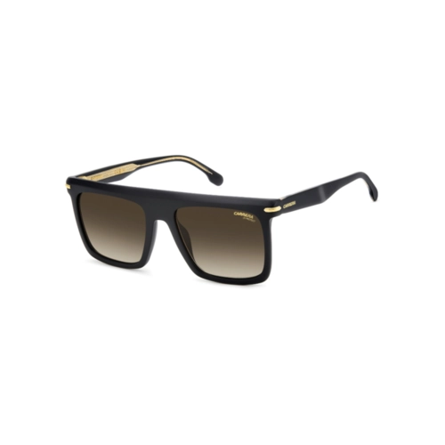 Óculos de Sol CARRERA 359/S I46 5686 S Acetato Preto Fosco com lentes na cor Marrom Degradê