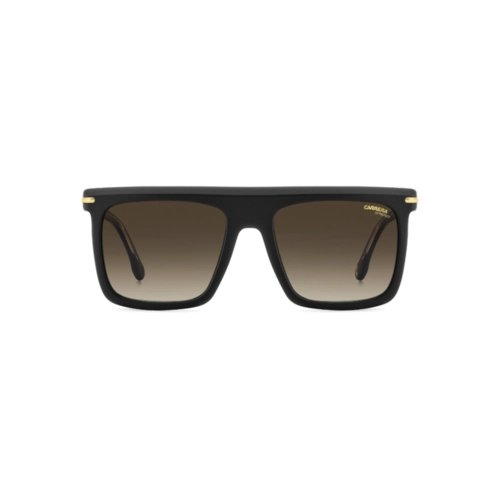 Óculos de Sol CARRERA 359/S I46 5686 S Acetato Preto Fosco com lentes na cor Marrom Degradê