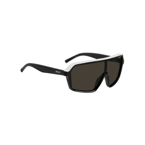 Óculos de Sol Hugo Boss HG 1334/G/S 80S 99IR S Acetato Preto e Branco com lentes na cor Cinza