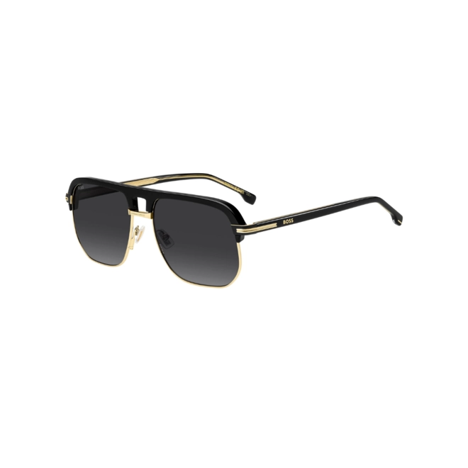 Óculos de Sol Hugo BOSS 1752/S 2M2 599O S Metal Preto e Dourado 1