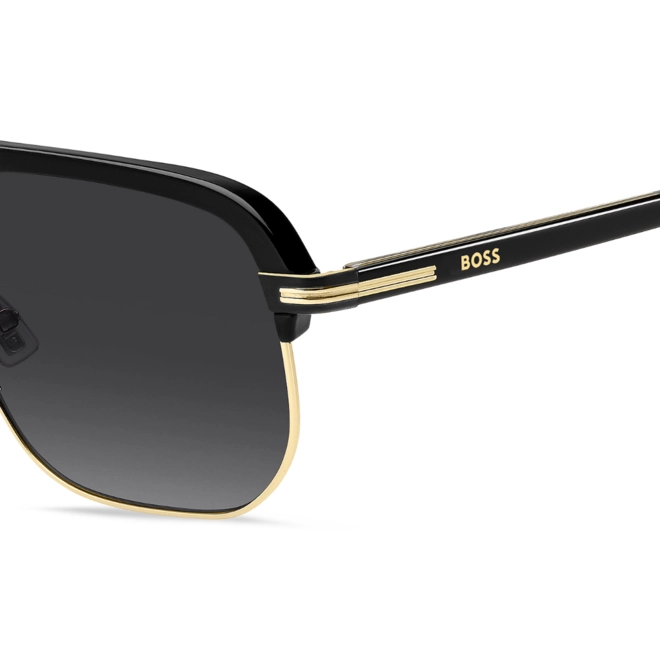 Óculos de Sol Hugo BOSS 1752/S 2M2 599O S Metal Preto e Dourado 4