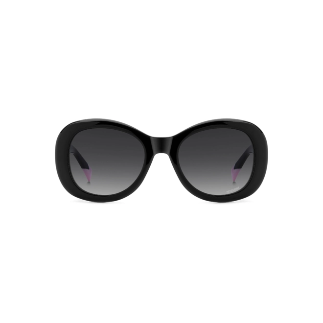 Óculos de Sol Missoni MIS 0215/G/S 807 539O S Acetato Preto com lentes na cor Cinza Escuro Degradê 2