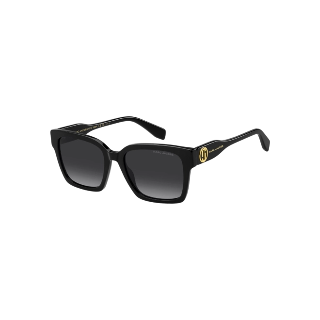 Óculos de Sol Marc Jacobs MARC 814/S 807 539O S Acetato Preto com lentes na cor Cinza Escuro Degradê 1