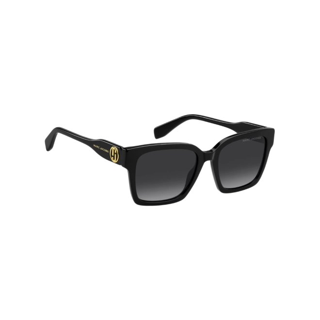 Óculos de Sol Marc Jacobs MARC 814/S 807 539O S Acetato Preto com lentes na cor Cinza Escuro Degradê 3