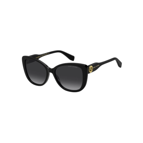 Óculos de Sol Marc Jacobs MARC 815/S 807 559O S1 Acetato Preto com lentes na cor Cinza Escuro Degradê
