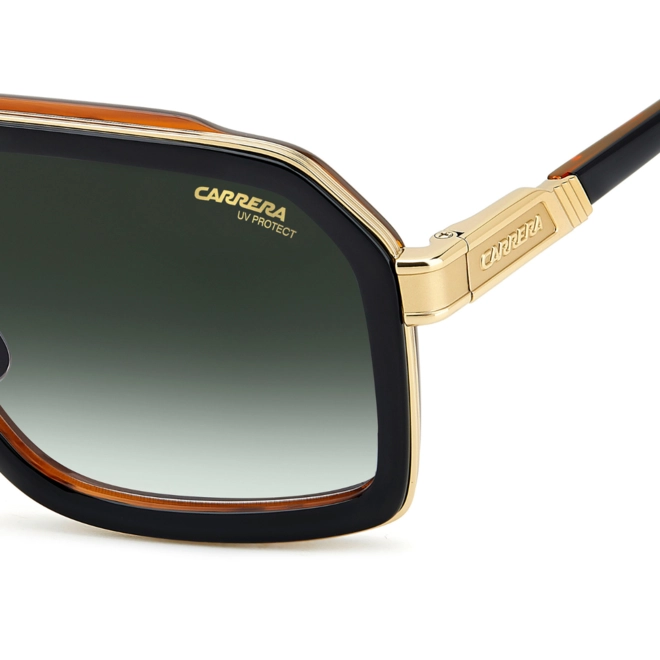Óculos de Sol Carrera CA 1053/S/TI 37N 609K S Metal Preto com lentes na cor Verde Degradê 4